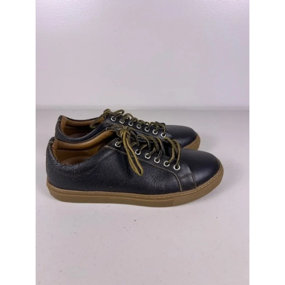 Thursday Boot Co Mens Low Top Leather Sneakers Gum Sole Casual Shoes Size 8.5